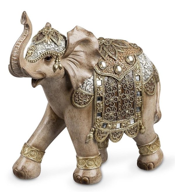 Deko-Figur Elefant, braun, formano