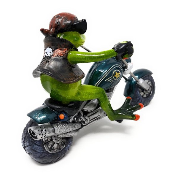 formano Frosch "Motorradfahrer"
